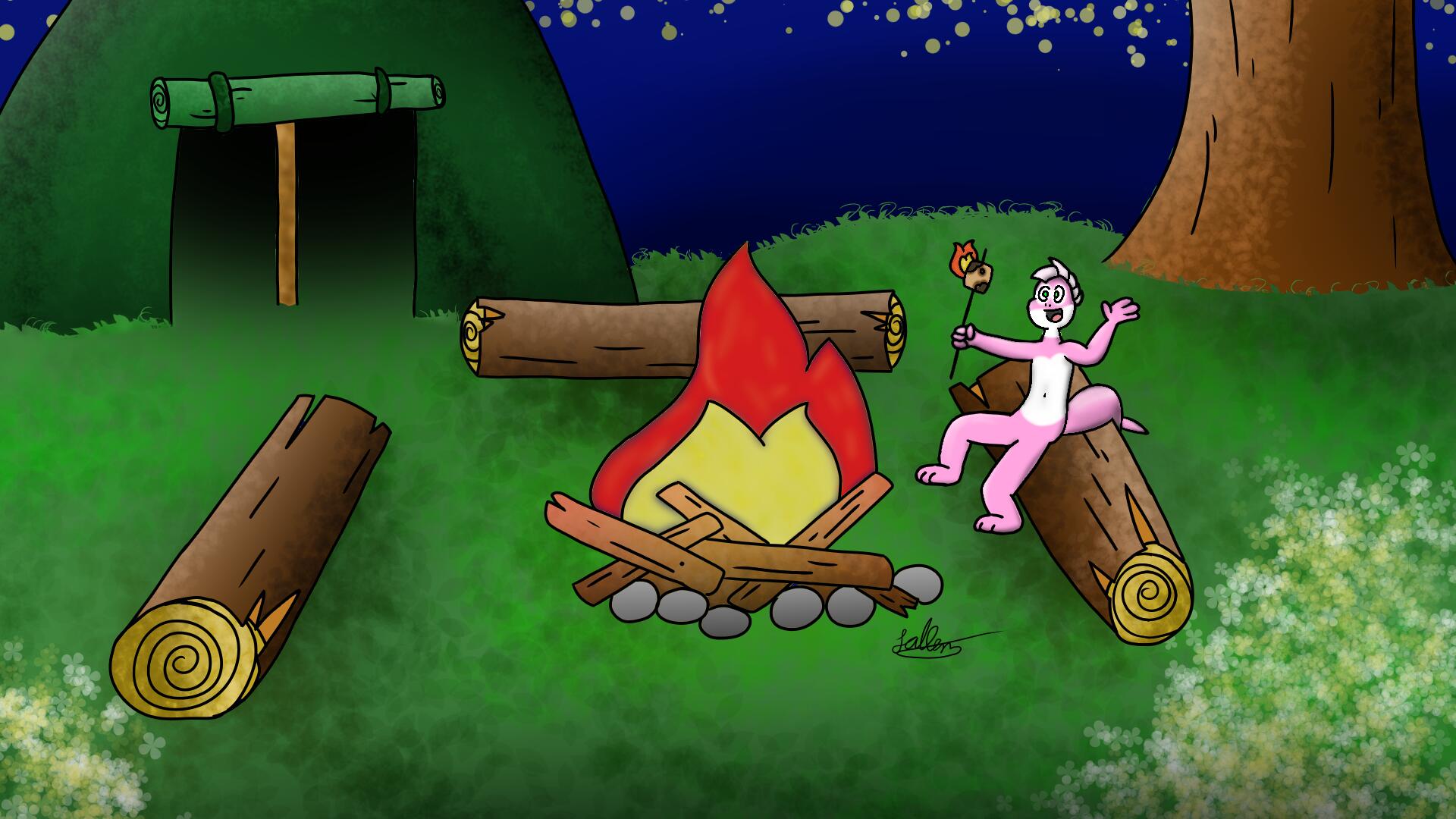 Discovery splash banner for The Furry Camp Discord server