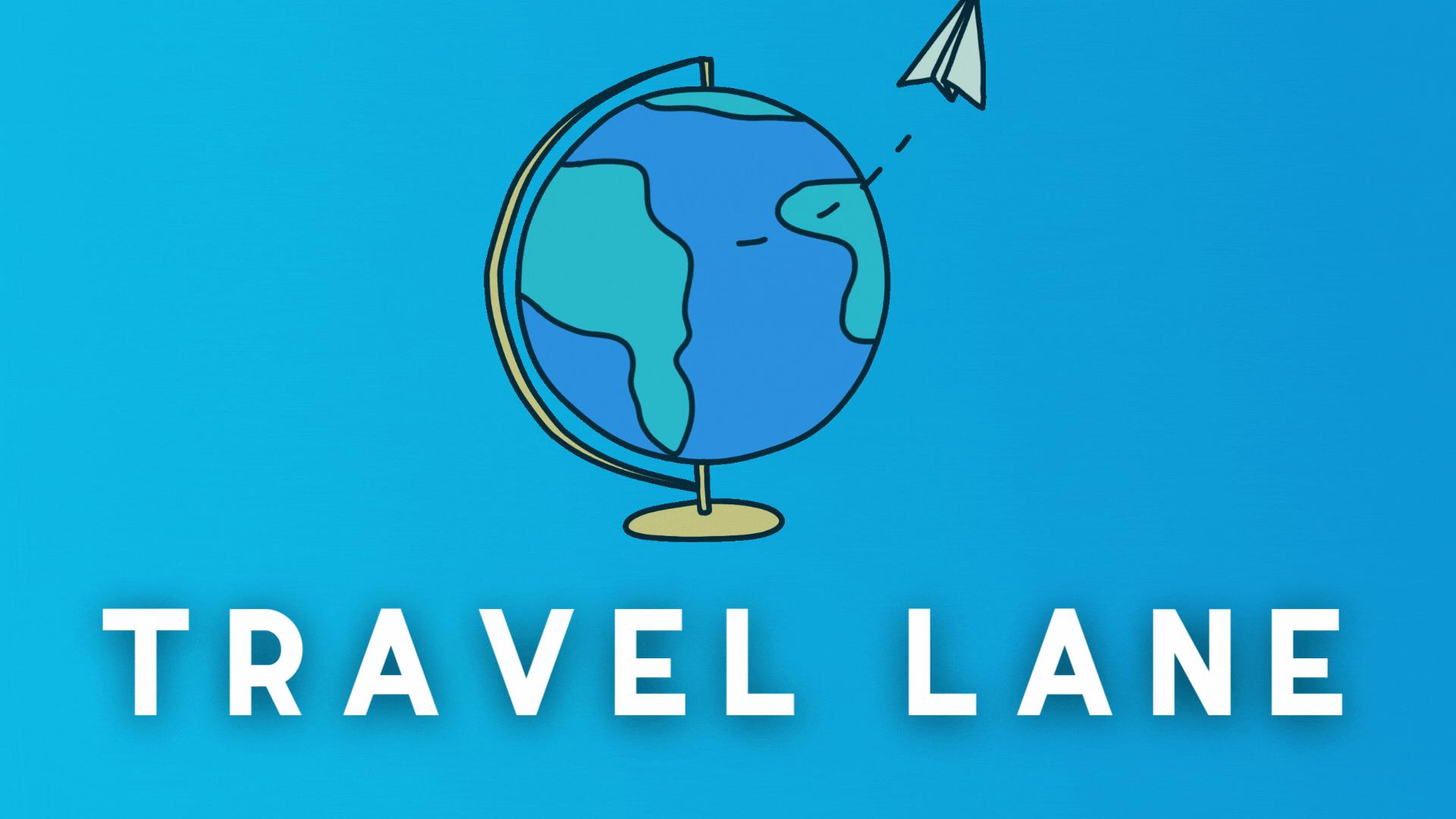 Discovery splash banner for The Travel Lane Discord server