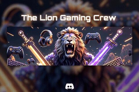 Discovery splash banner for TheLionGamingCrew's server Discord server