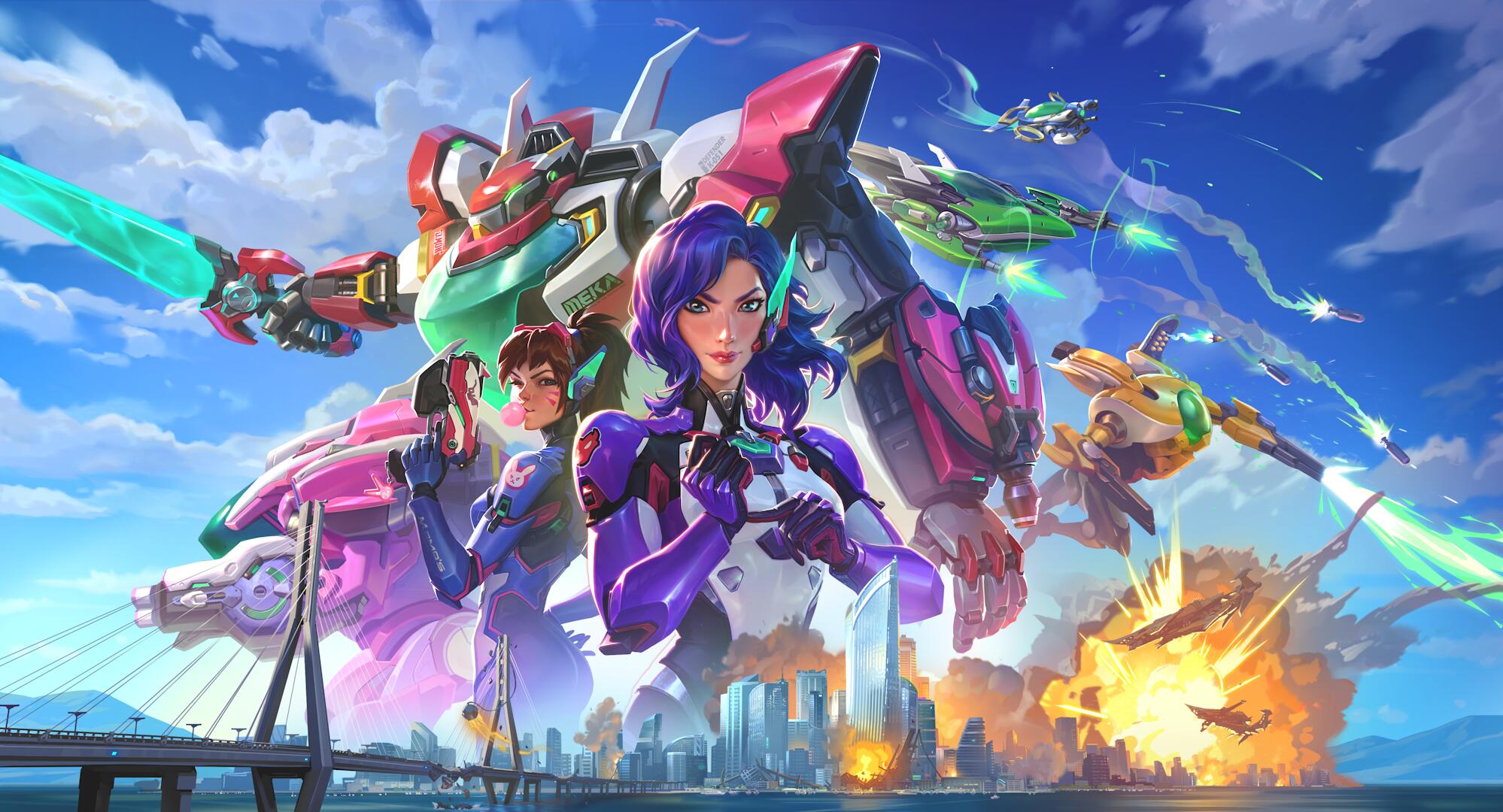 Discovery splash banner for Overwatch Discord server