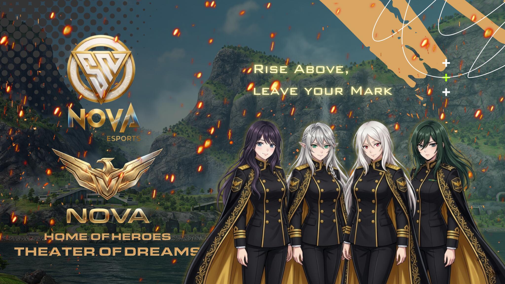 Discovery splash banner for Nova Esport Entertainment Discord server