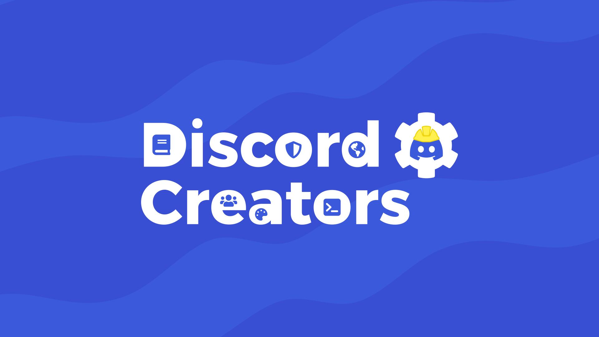 Discovery splash banner for Discord Creators Discord server